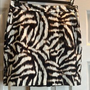Zebra Print Women's Skirt